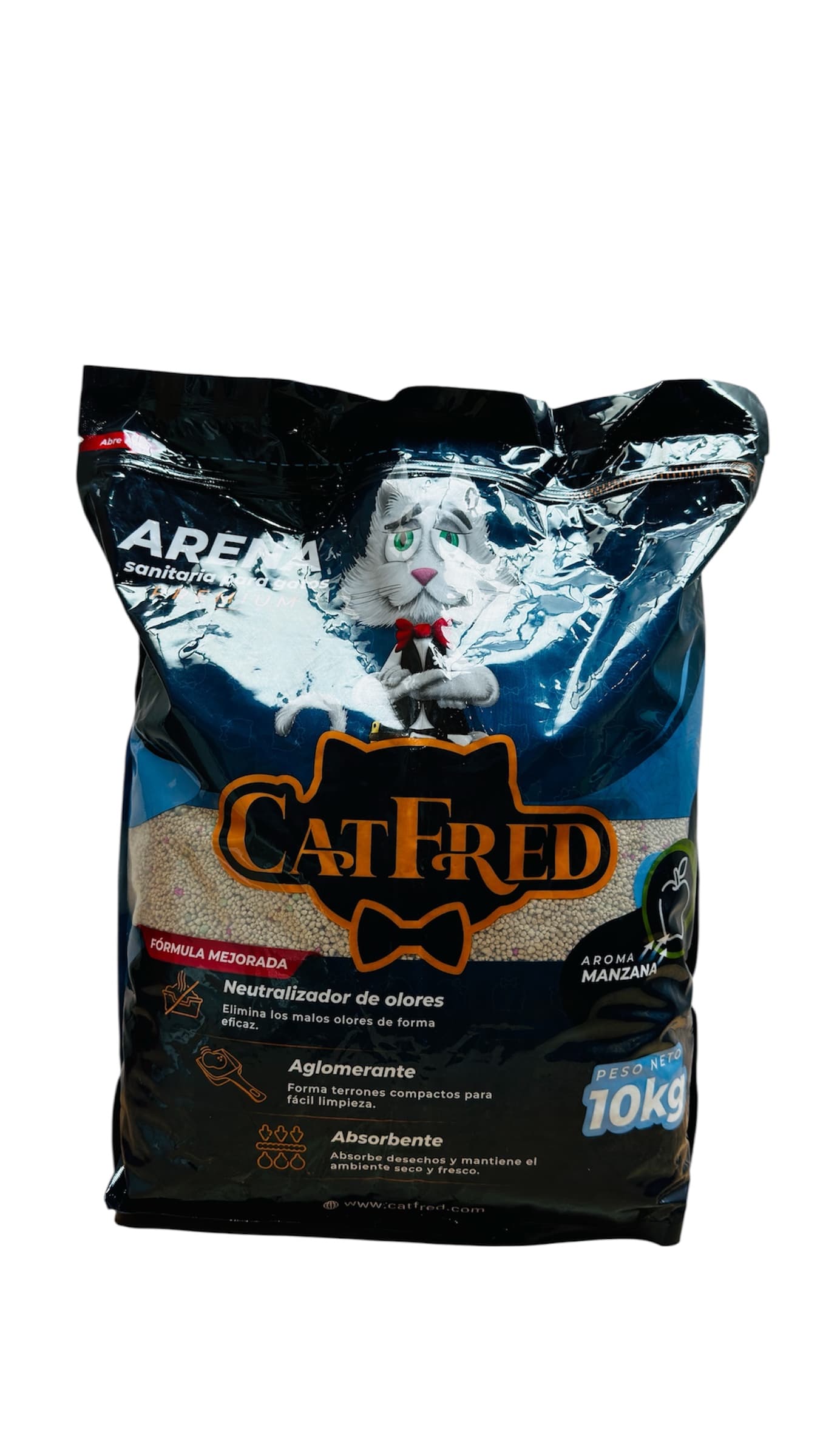 ARENA PREMIUM PARA GATOS CATFRED x 10 KG - CATFRED | Grupo Quality Pets