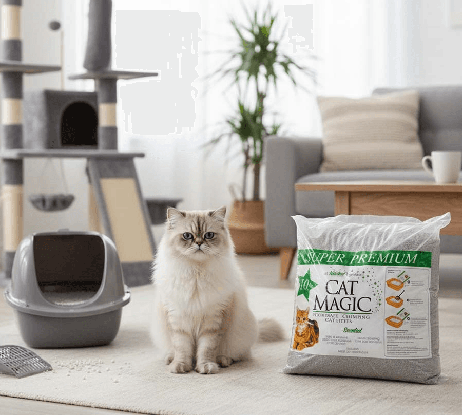 ARENA SUPER PREMIUM IMPORTADA PARA GATOS "CAT MAGIC" x 10 KG alternate