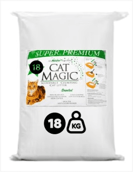 ARENA SUPER PREMIUM IMPORTADA PARA GATOS "CAT MAGIC" x 18 KG