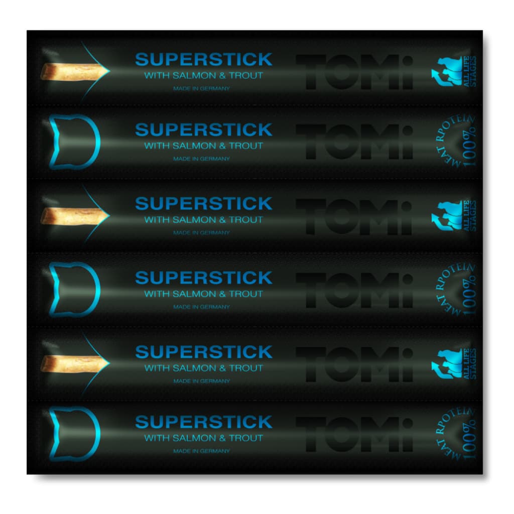 TOMI CAT SUPERSTICKS PACK x 6