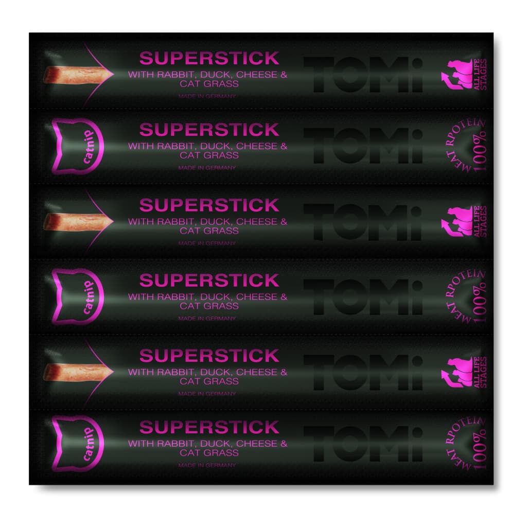 TOMI CAT SUPERSTICKS PACK x 6 alternate