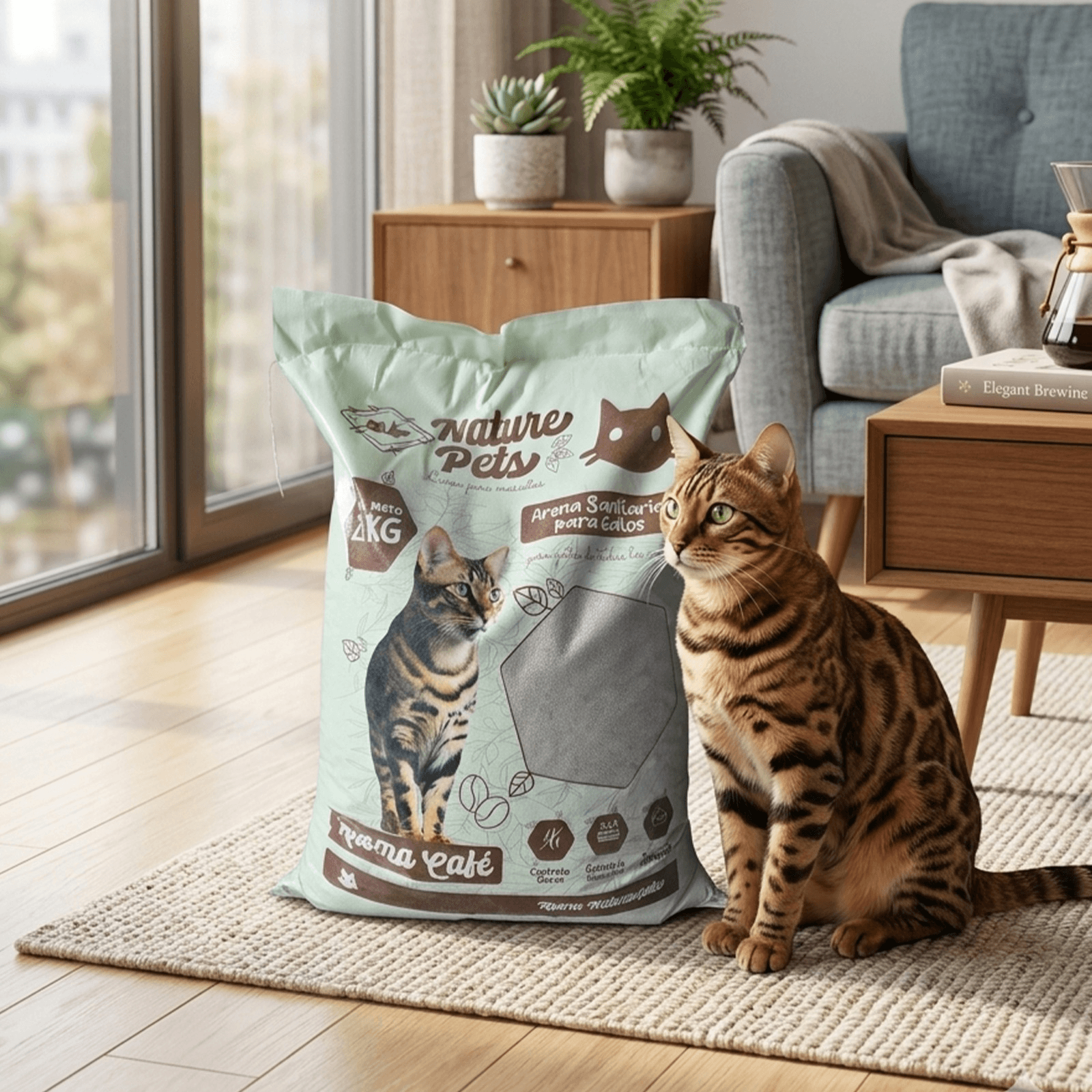 ARENA PARA GATO NATURE PETS x 25 KG