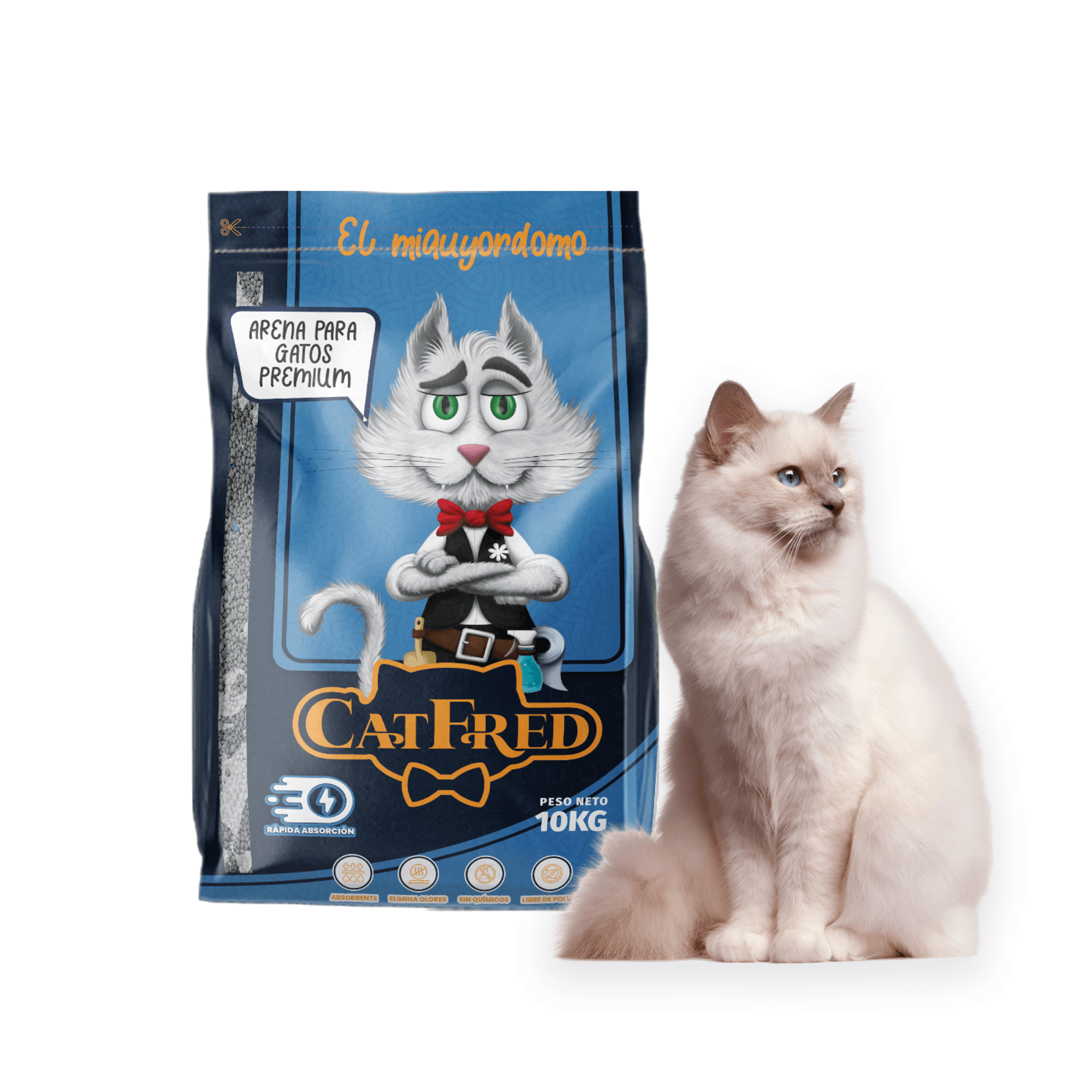 ARENA PREMIUM PARA GATOS CATFRED x 10 KG alternate
