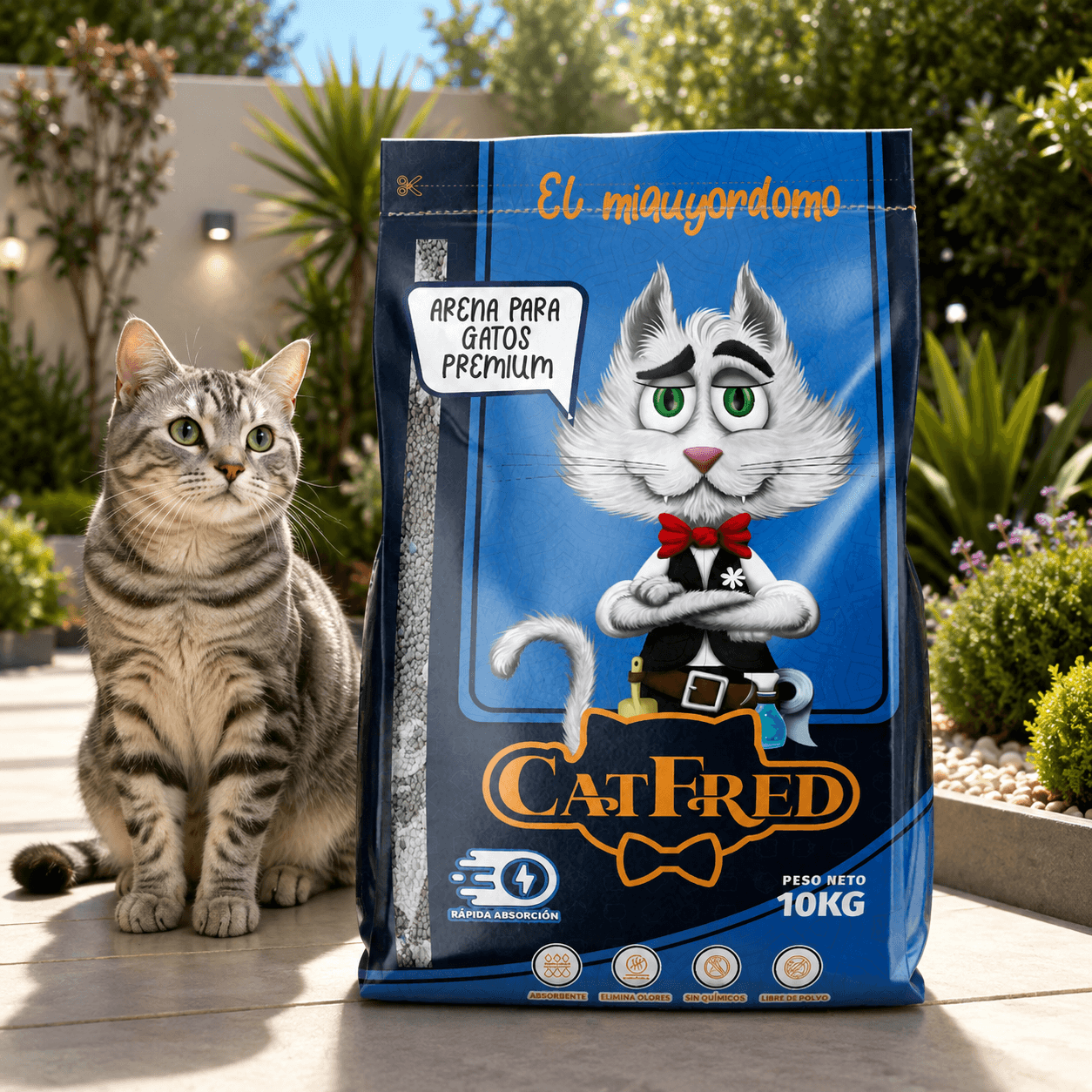 ARENA PREMIUM PARA GATOS CATFRED x 10 KG