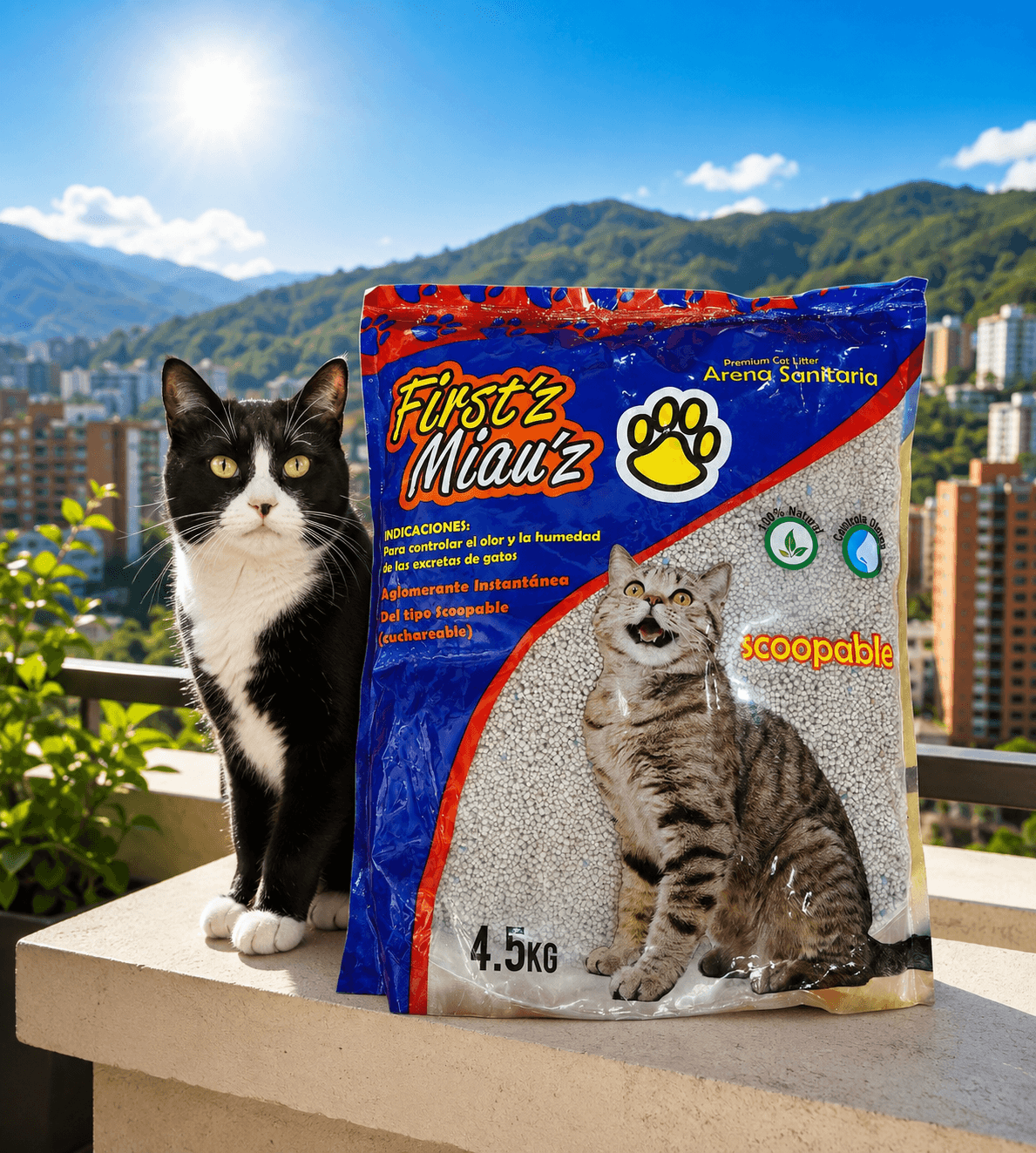 ARENA PARA GATO FIRST´Z MIAU´Z x 4.5 KG