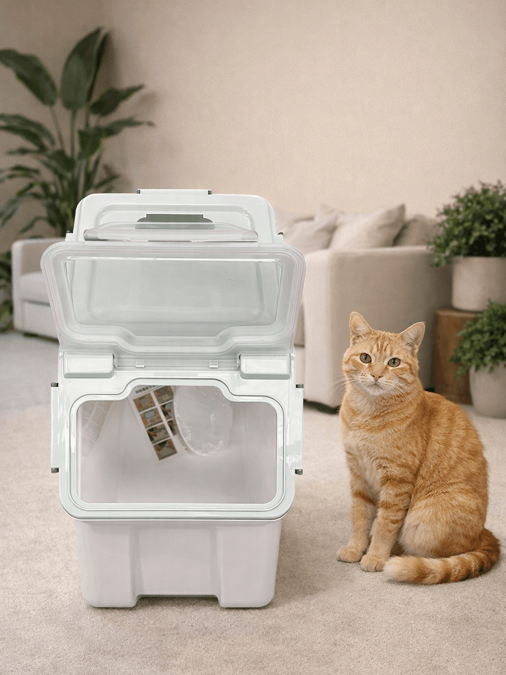 CONTENEDOR PARA ARENA O COMIDA x 20 LTS - QUALITY PETS | Grupo Quality Pets